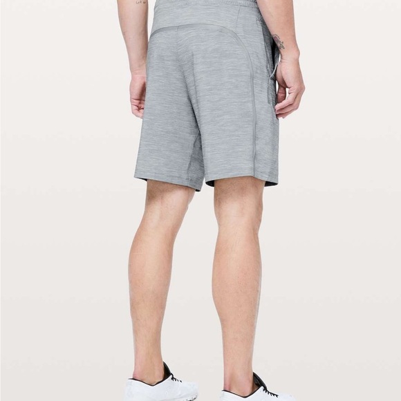 Lululemon Pace Breaker Short Linerless Heather Allover Sea Gray Men’s Size Large - Picture 4 of 16